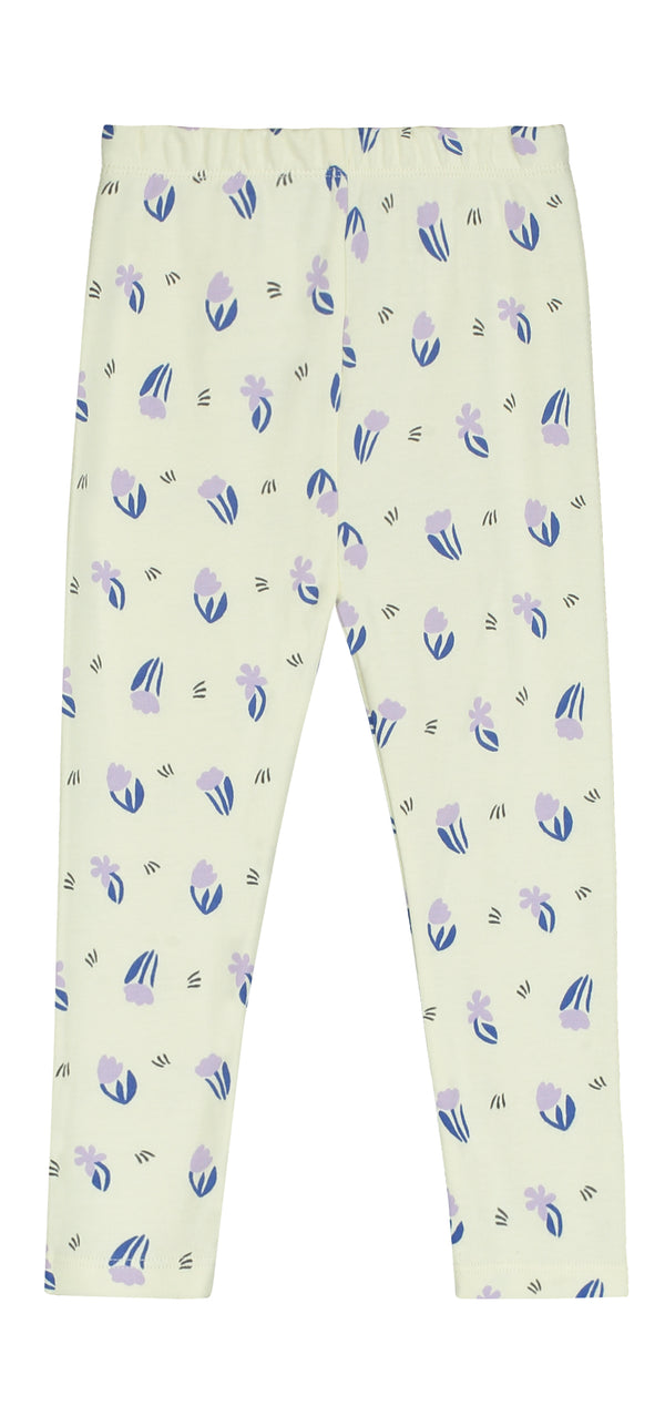 Legging bébé LIO Little flower beige